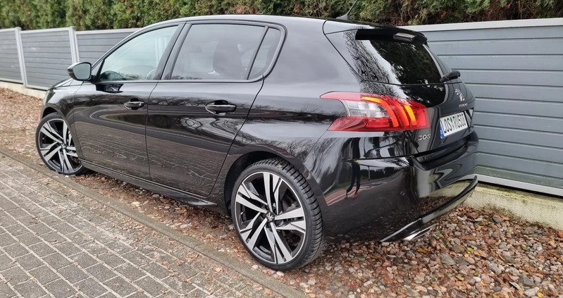 Peugeot 308 cena 58999 przebieg: 78000, rok produkcji 2019 z Polkowice małe 497